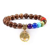 Pulseira energia positiva dos 7 Chakras Stone Reiki