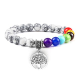 Pulseira energia positiva dos 7 Chakras Stone Reiki