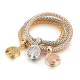 Bracelete Pulseira Puro Charme com Pingente