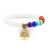 Pulseira energia positiva dos 7 Chakras Stone Reiki