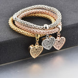 Bracelete Pulseira Puro Charme com Pingente