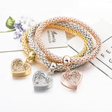 Bracelete Pulseira Puro Charme com Pingente