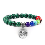 Pulseira energia positiva dos 7 Chakras Stone Reiki