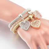 Bracelete Pulseira Puro Charme com Pingente