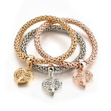 Bracelete Pulseira Puro Charme com Pingente