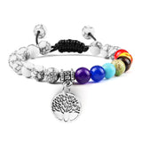 Pulseira energia positiva dos 7 Chakras Stone Reiki