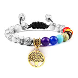 Pulseira energia positiva dos 7 Chakras Stone Reiki