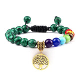 Pulseira energia positiva dos 7 Chakras Stone Reiki