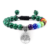 Pulseira energia positiva dos 7 Chakras Stone Reiki