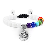 Pulseira energia positiva dos 7 Chakras Stone Reiki